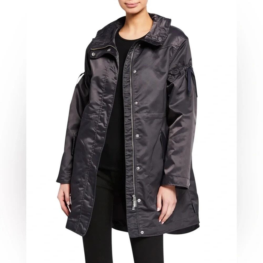 NWT Hunter Refined Drawstring Coat Jacket Navy Blue Sz LARGE